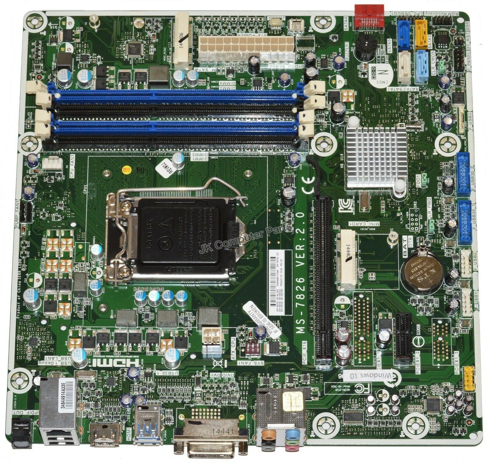 Hp Envy 700 750 Series Motherboard 784740-001 CPU Speed: . Capacity per Module: . Integrated CPU: . MPN: 78 - Click Image to Close